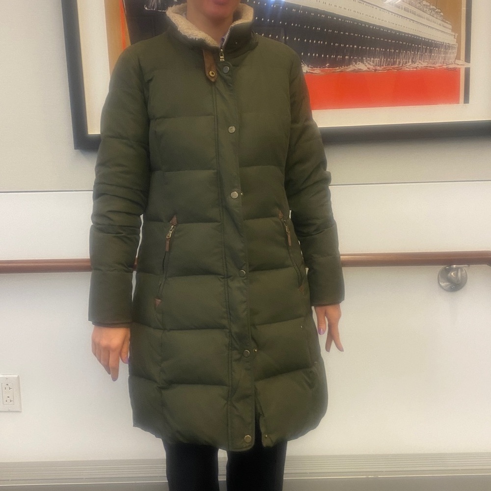 Ralph Lauren Women's hunter green Puffer Coat